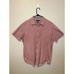 Michael Kors Mens XL Short Sleeve Button Down Shirt Classic Fit
